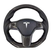 Load image into Gallery viewer, Carbon Fiber Steering Wheel for Tesla Model 3 &amp; Y (no core exchange)