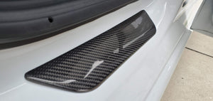 Carbon Fiber Door Sill Covers (Front + Rear) for Tesla Model 3 & Y