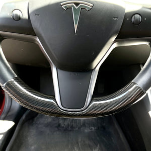 Steering Wheel Bottom Cover 2017+ (Model 3 / Model Y)
