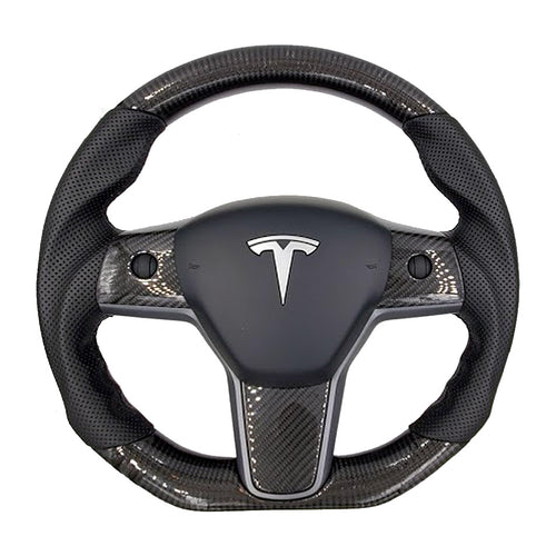 Carbon Fiber Steering Wheel for Tesla Model 3 & Y (no core exchange)