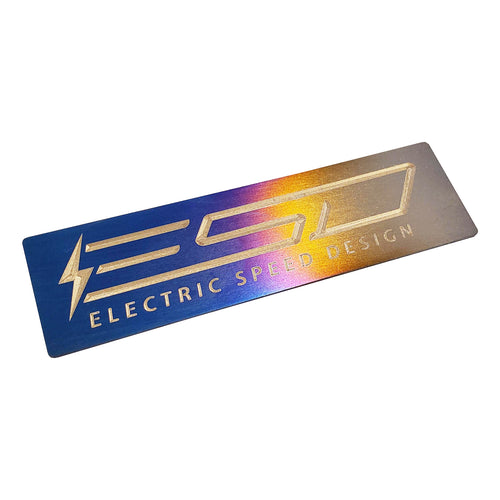 Titanium ESD Badge (Large)