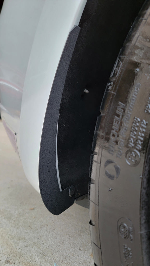 Tesla Model 3 Mud Flaps 4pcs Front Rear CARBON FIBER DESIGN 2017-2024 No  Drillin