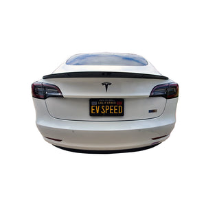 Forged Carbon "Big Lip" Rear Spoiler for Tesla Model 3